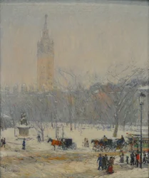 Tempête de neige, Madison Square